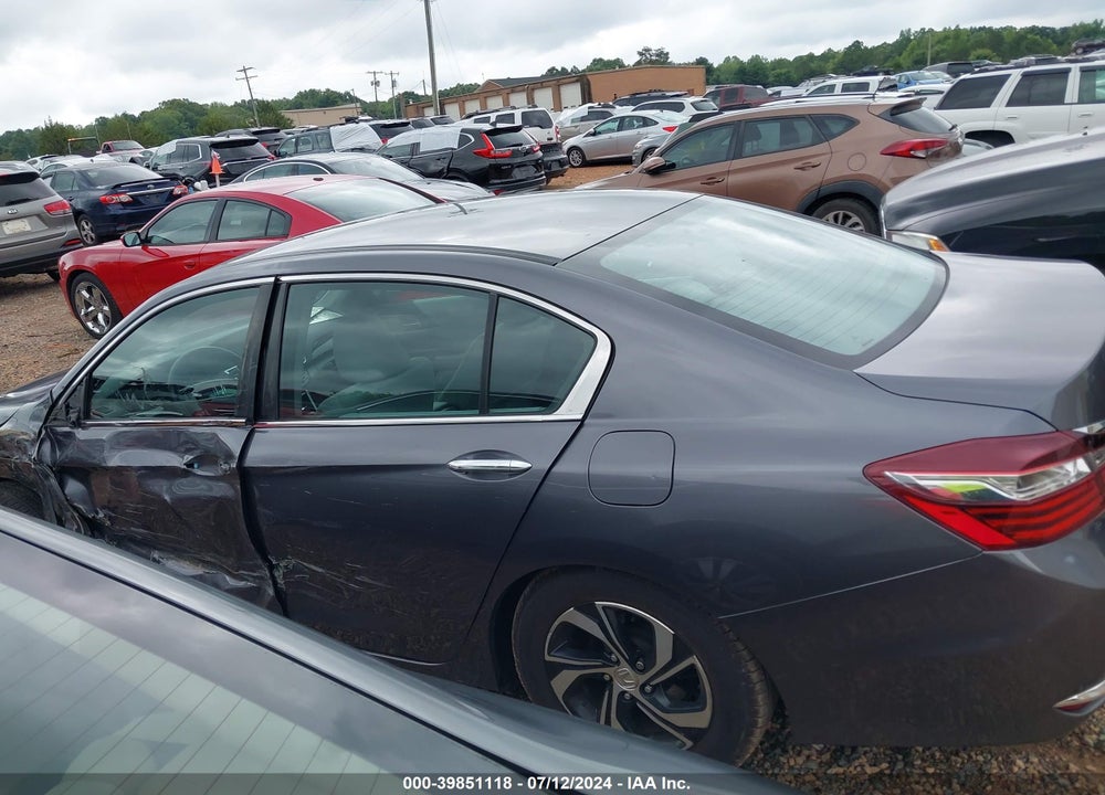 2016 HONDA ACCORD LX VIN: 1HGCR2F39GA181234
