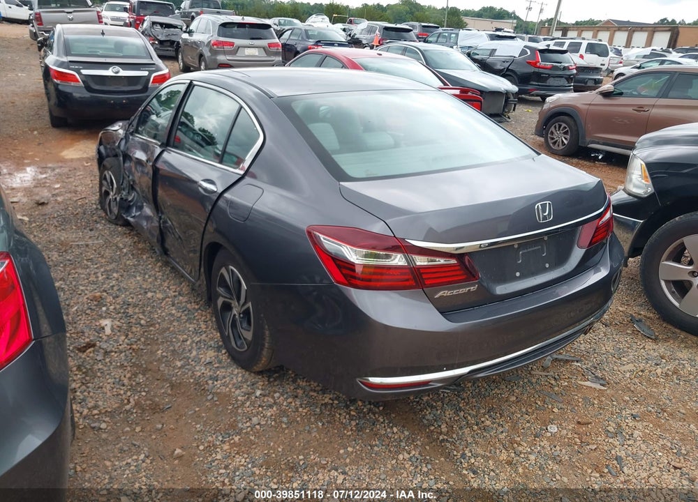 2016 HONDA ACCORD LX VIN: 1HGCR2F39GA181234