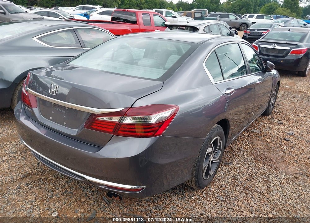 2016 HONDA ACCORD LX VIN: 1HGCR2F39GA181234