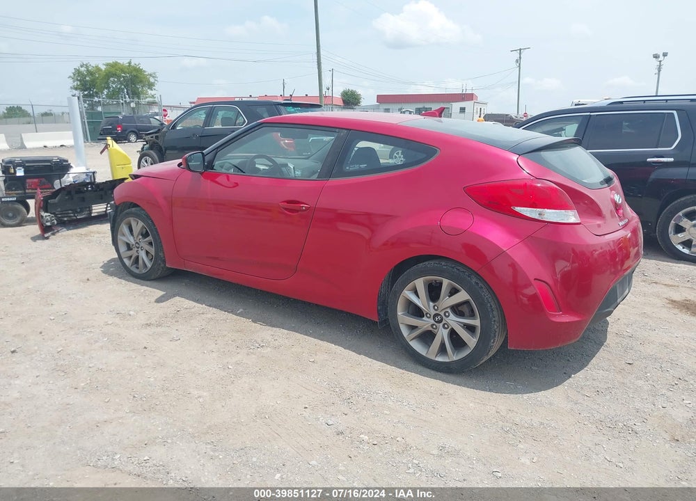 2017 HYUNDAI VELOSTER VIN: KMHTC6ADXHU315316