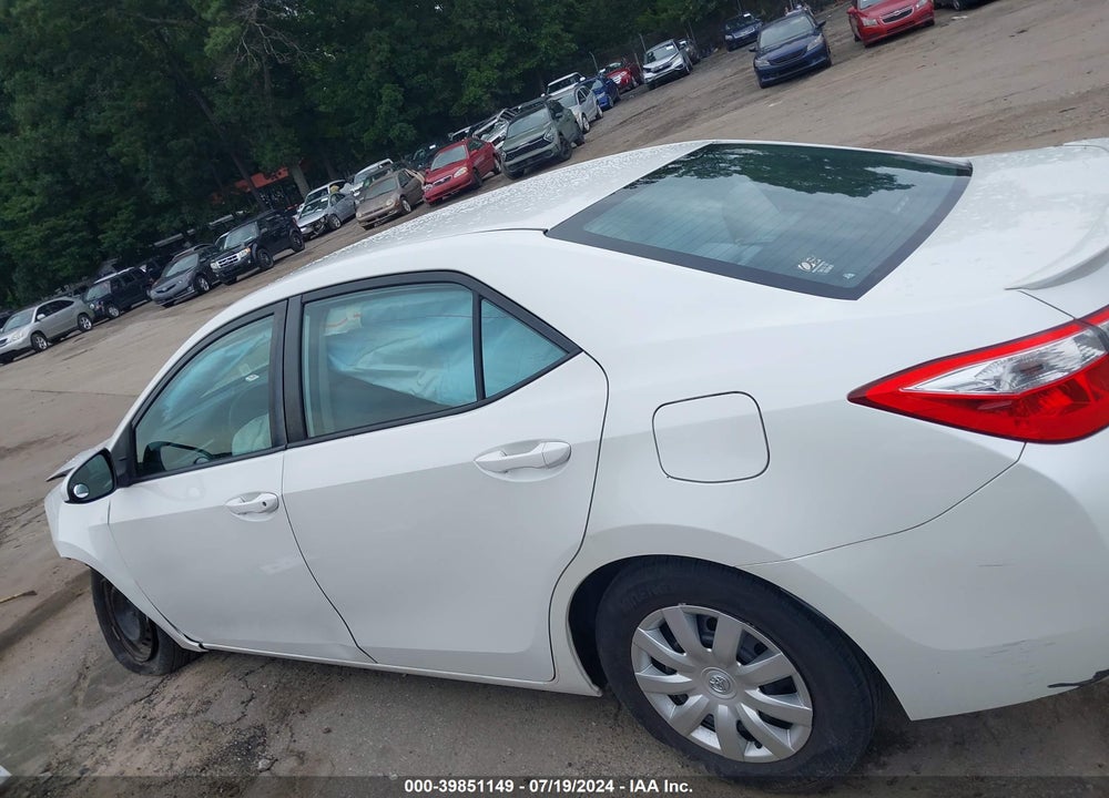 2014 TOYOTA COROLLA LE ECO VIN: 5YFBPRHE5EP014921