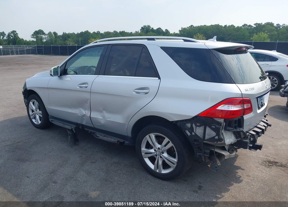2015 MERCEDES-BENZ ML 250 BLUETEC 4MATIC VIN: 4JGDA0EB2FA472322
