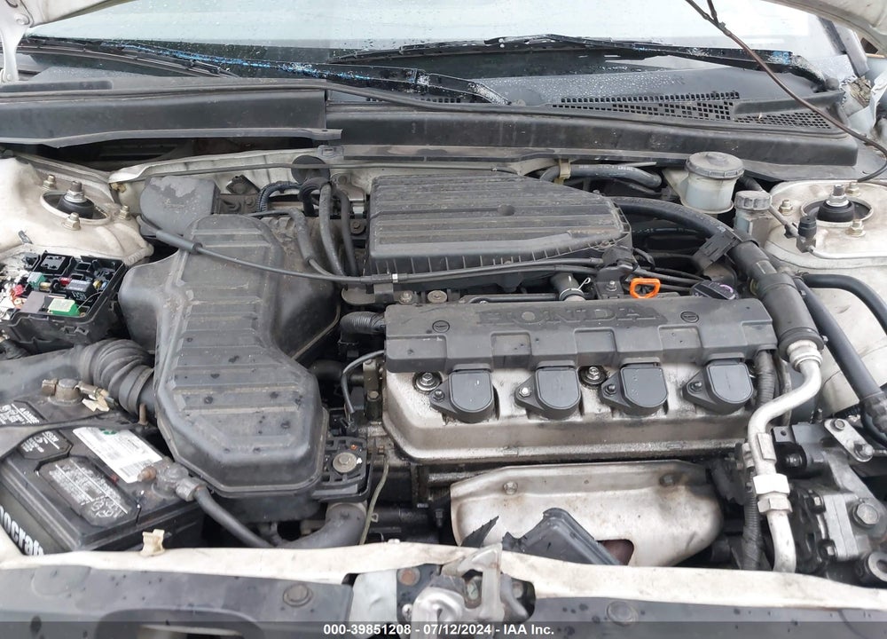 2002 HONDA CIVIC LX VIN: 2HGES15532H553672