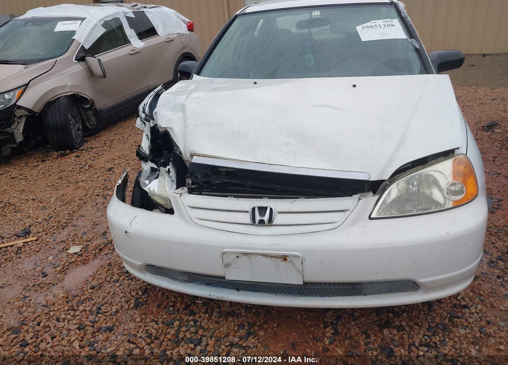 2002 HONDA CIVIC LX VIN: 2HGES15532H553672