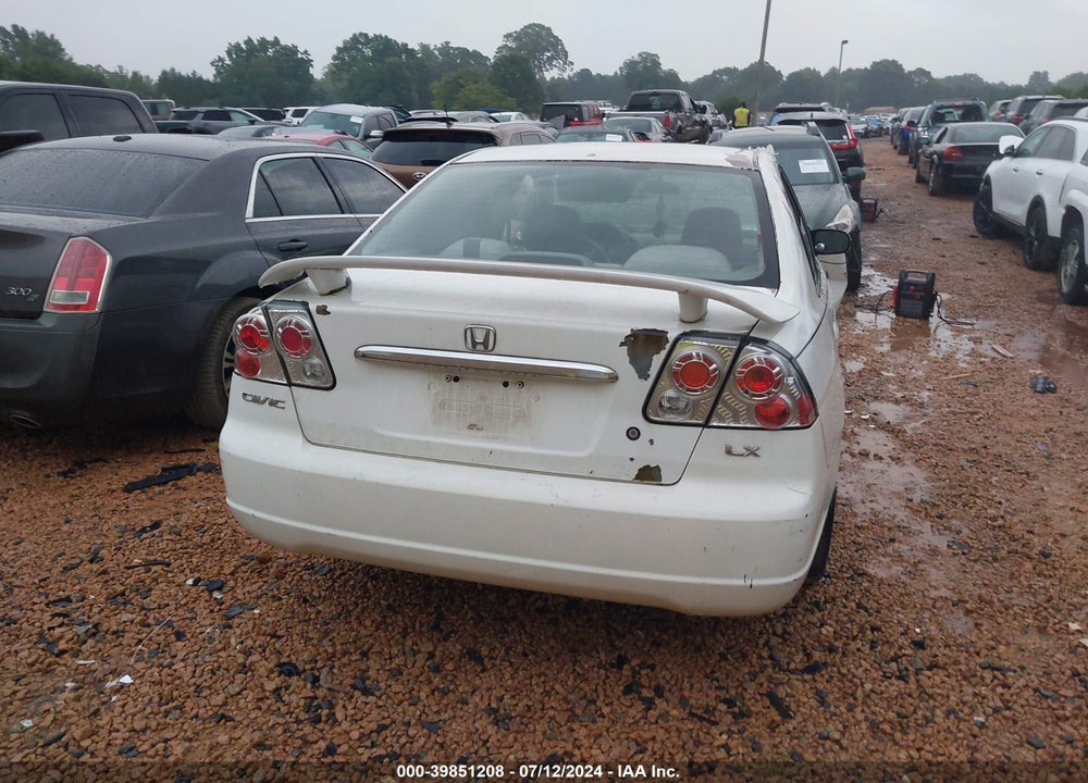 2002 HONDA CIVIC LX VIN: 2HGES15532H553672