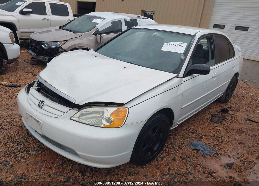 2002 HONDA CIVIC LX VIN: 2HGES15532H553672