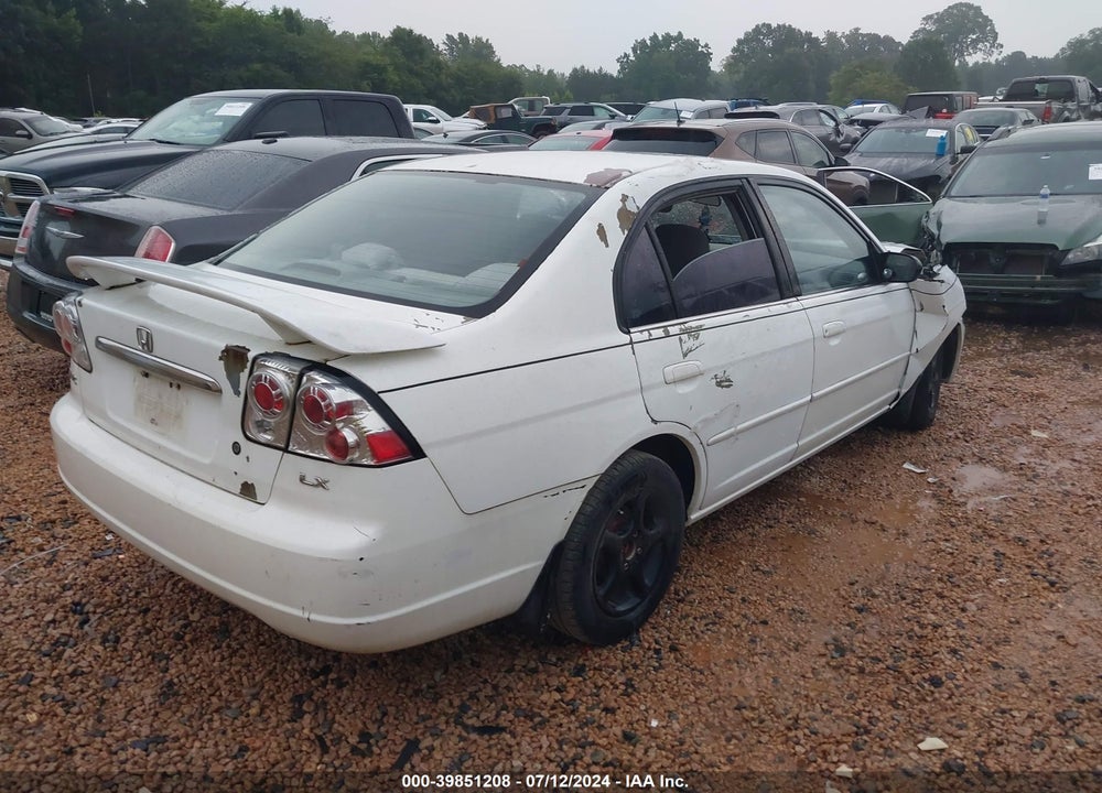 2002 HONDA CIVIC LX VIN: 2HGES15532H553672