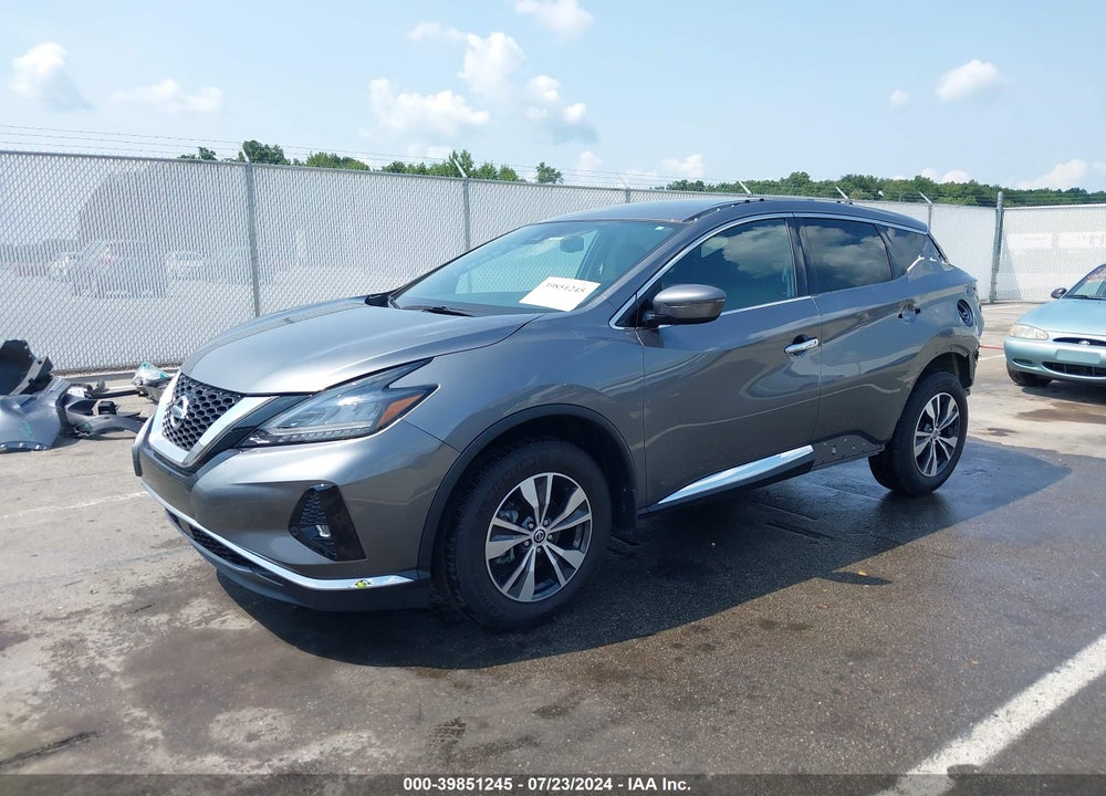 2022 NISSAN MURANO SV FWD VIN: 5N1AZ2BJ2NC113607