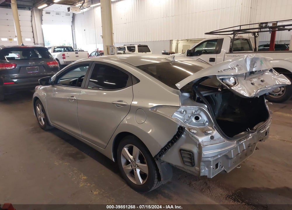 2013 HYUNDAI ELANTRA GLS VIN: 5NPDH4AEXDH242542