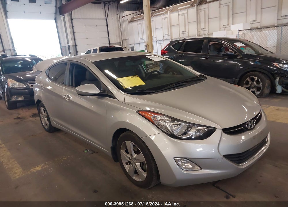 2013 HYUNDAI ELANTRA GLS VIN: 5NPDH4AEXDH242542