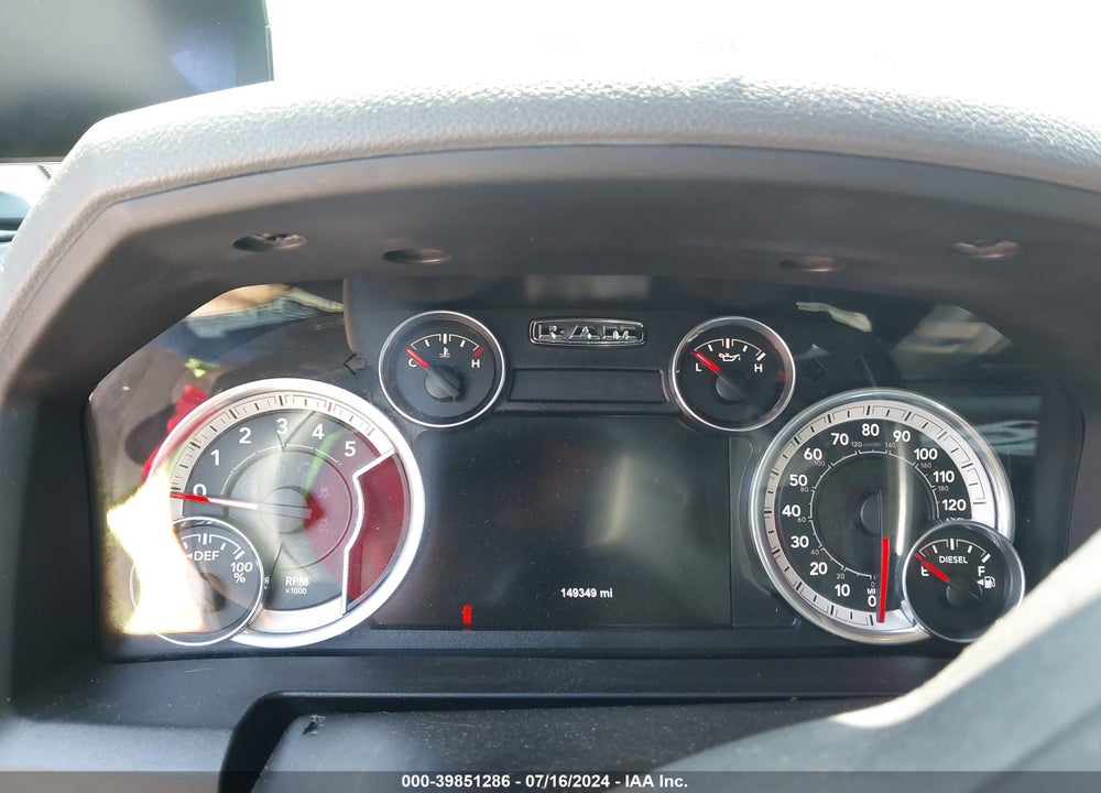 2015 RAM 2500 BIG HORN VIN: 3C6UR5DL6FG686260