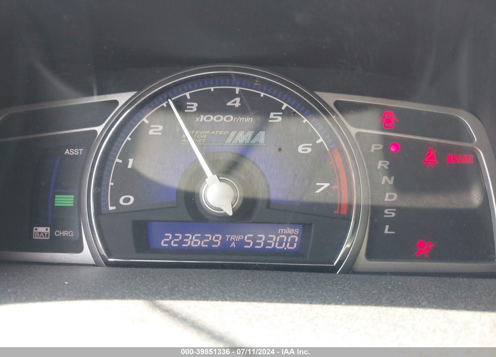 2006 HONDA CIVIC HYBRID VIN: JHMFA36296S021197