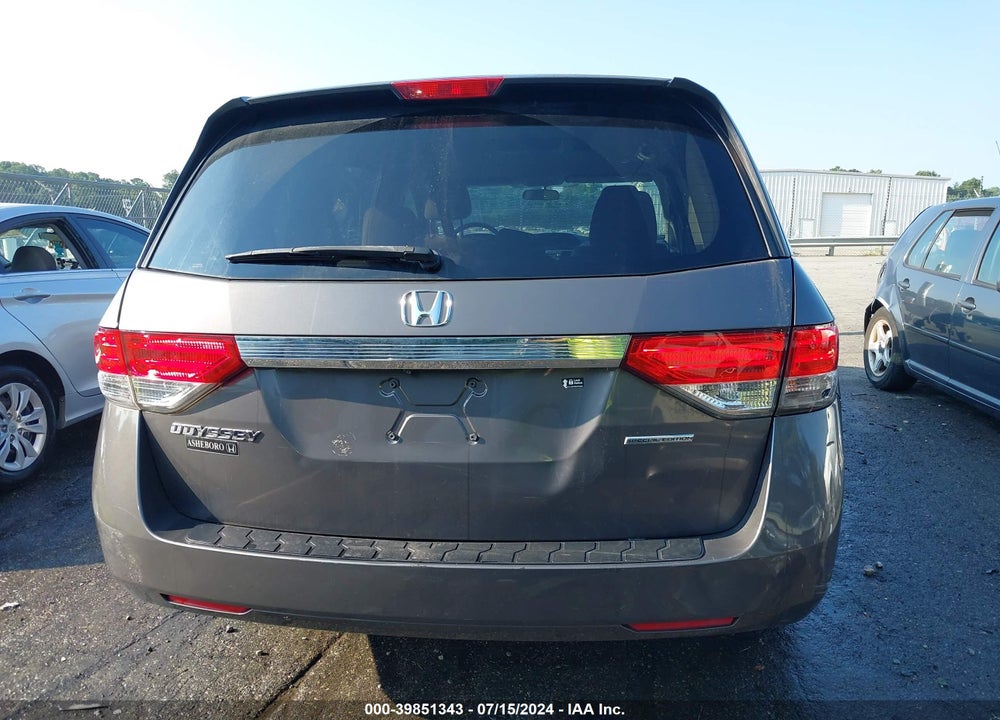 2016 HONDA ODYSSEY SE VIN: 5FNRL5H33GB031832