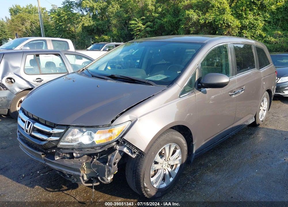 2016 HONDA ODYSSEY SE VIN: 5FNRL5H33GB031832