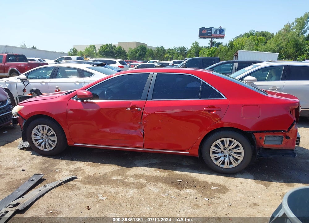 2013 TOYOTA CAMRY VIN: 4T1BF1FK4DU652488