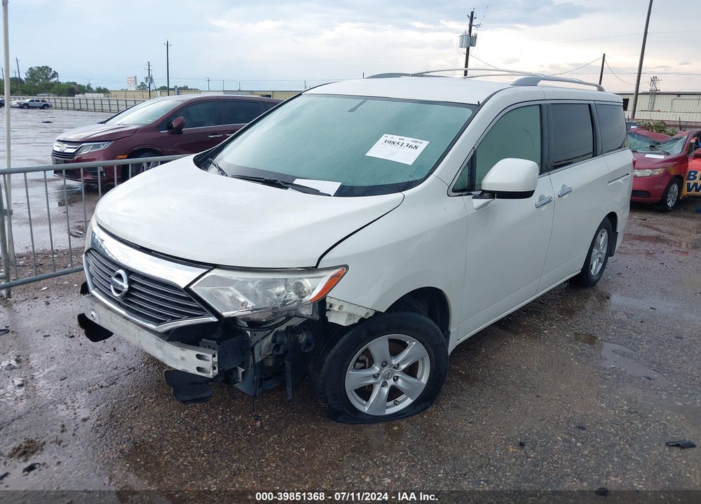 2013 NISSAN QUEST SV VIN: JN8AE2KP8D9067348