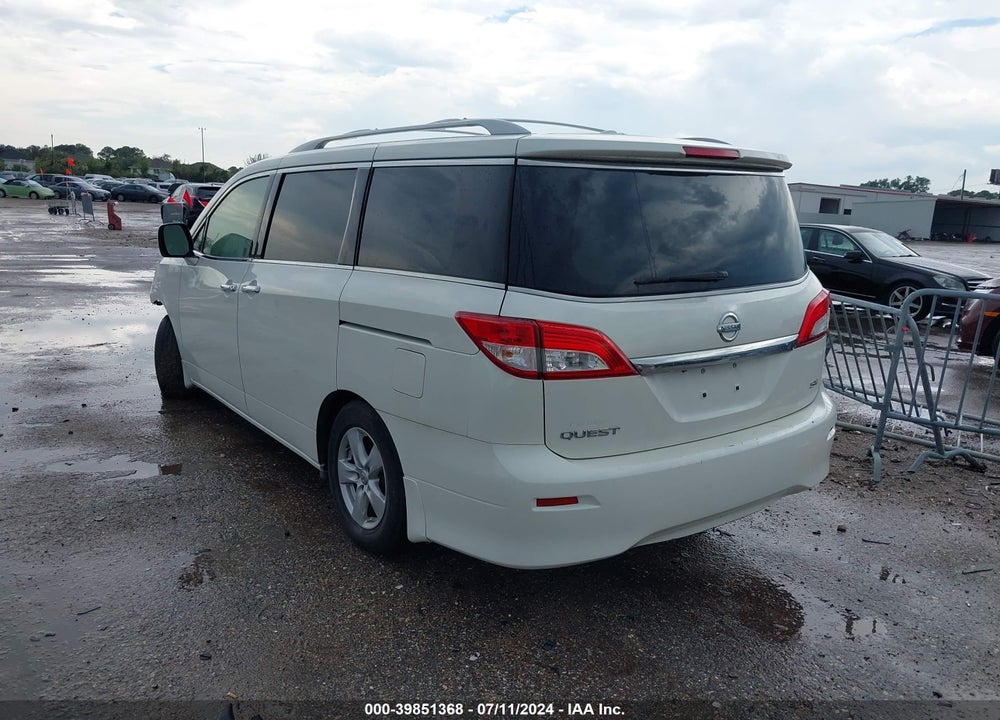 2013 NISSAN QUEST SV VIN: JN8AE2KP8D9067348