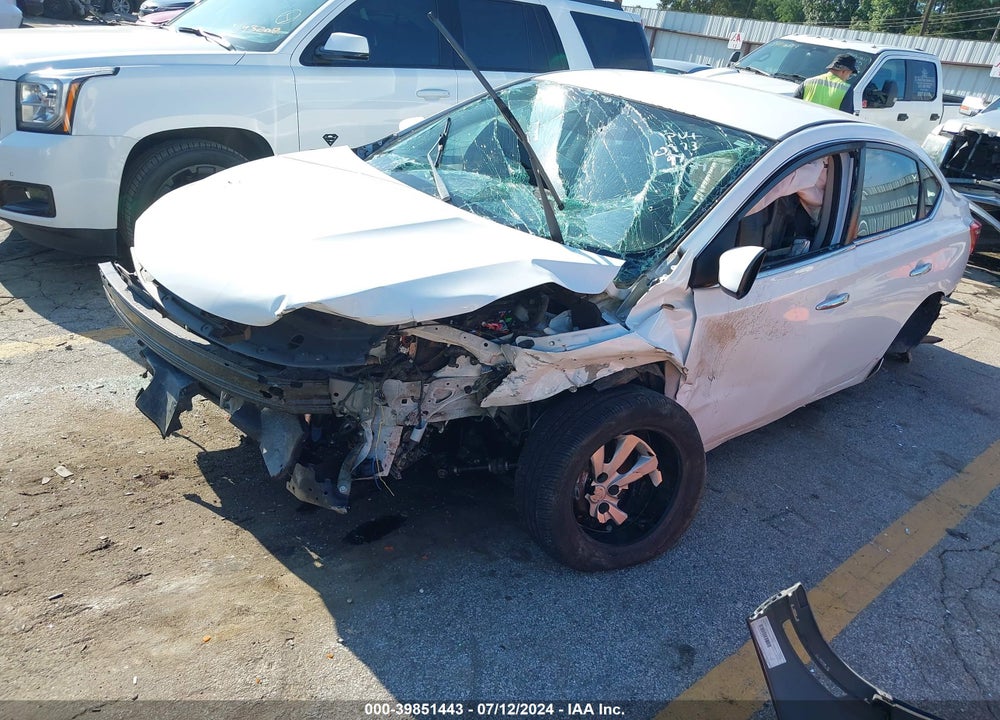 2017 NISSAN SENTRA S VIN: 3N1AB7AP5HY390973
