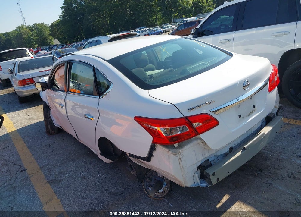 2017 NISSAN SENTRA S VIN: 3N1AB7AP5HY390973