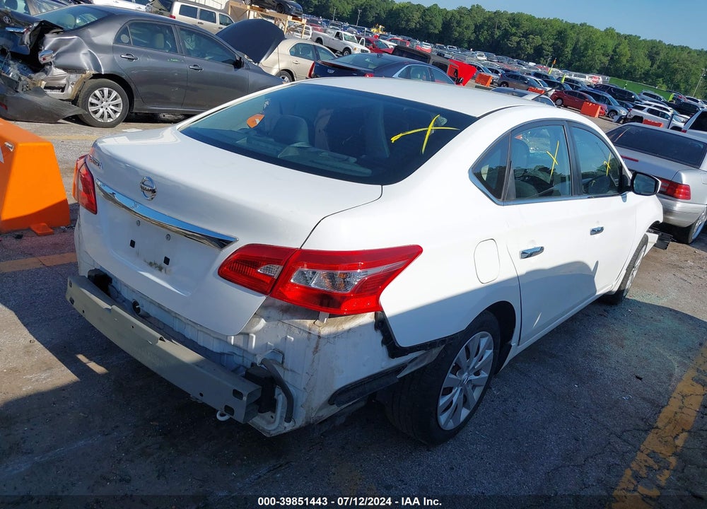 2017 NISSAN SENTRA S VIN: 3N1AB7AP5HY390973