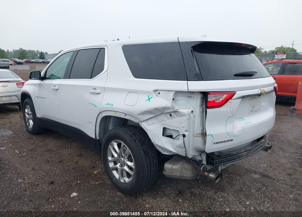 2019 CHEVROLET TRAVERSE LS VIN: 1GNERFKW7KJ254082