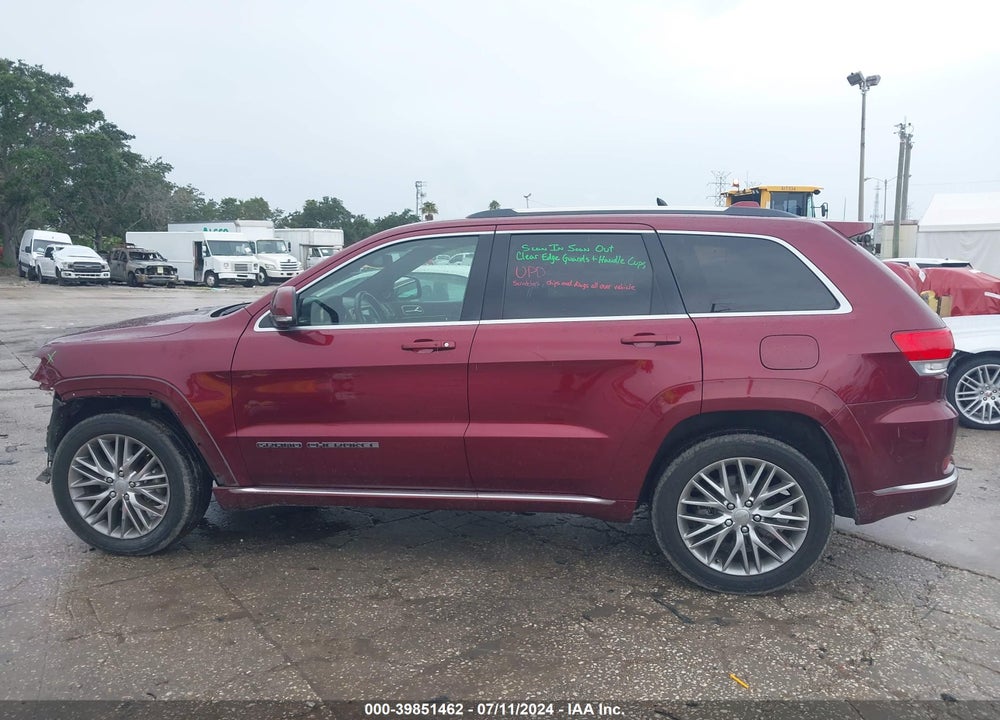 2017 JEEP GRAND CHEROKEE SUMMIT 4X2 VIN: 1C4RJEJG4HC813607