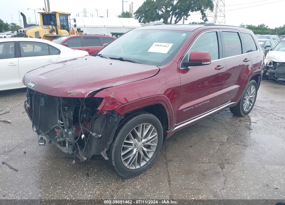 2017 JEEP GRAND CHEROKEE SUMMIT 4X2 VIN: 1C4RJEJG4HC813607