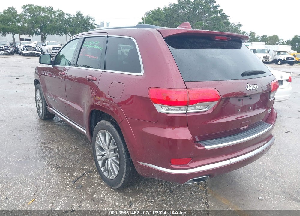 2017 JEEP GRAND CHEROKEE SUMMIT 4X2 VIN: 1C4RJEJG4HC813607