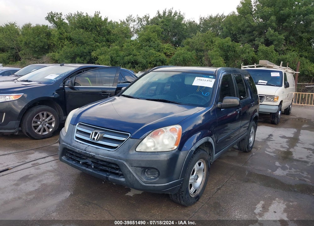 2006 HONDA CR-V LX VIN: JHLRD68586C004970