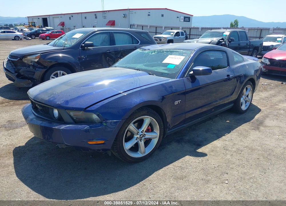 2010 FORD MUSTANG GT/GT PREMIUM VIN: 1ZVBP8CH9A5149139