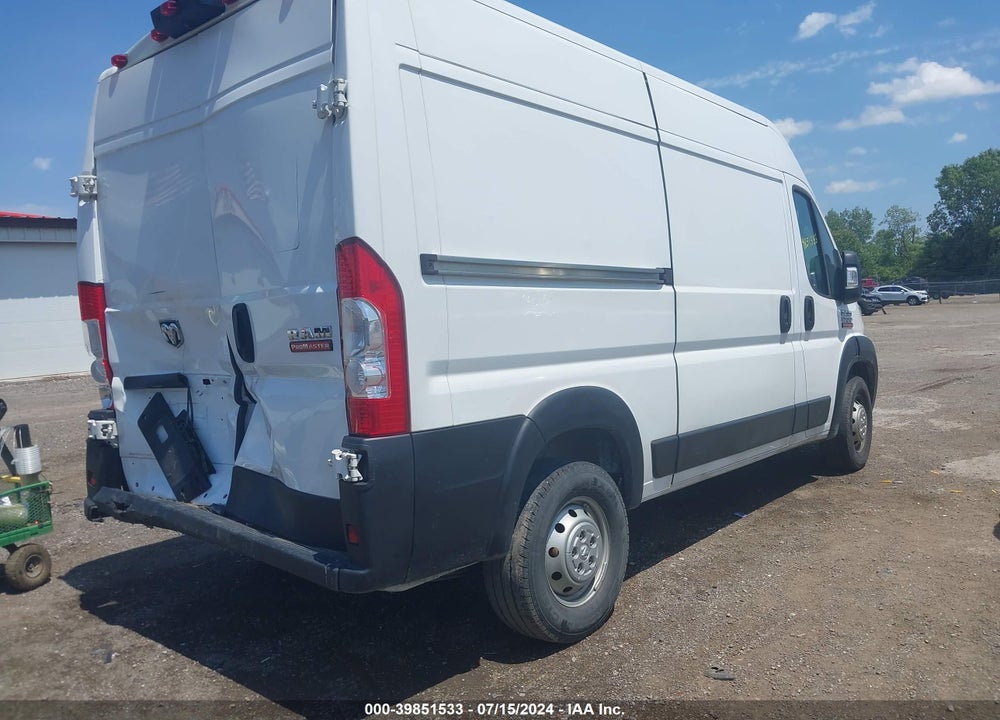 2020 RAM PROMASTER 1500 HIGH ROOF 136 WB VIN: 3C6TRVBG3LE111235