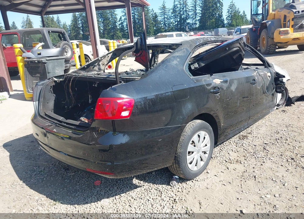 2012 VOLKSWAGEN JETTA 2.0L S VIN: 3VW2K7AJ6CM406348