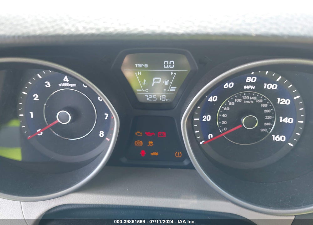 2014 HYUNDAI ELANTRA SE VIN: 5NPDH4AEXEH465066