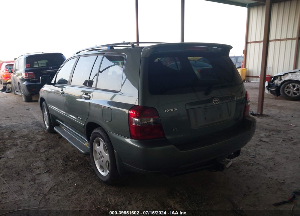2007 TOYOTA HIGHLANDER LIMITED V6 VIN: JTEDP21A670133349