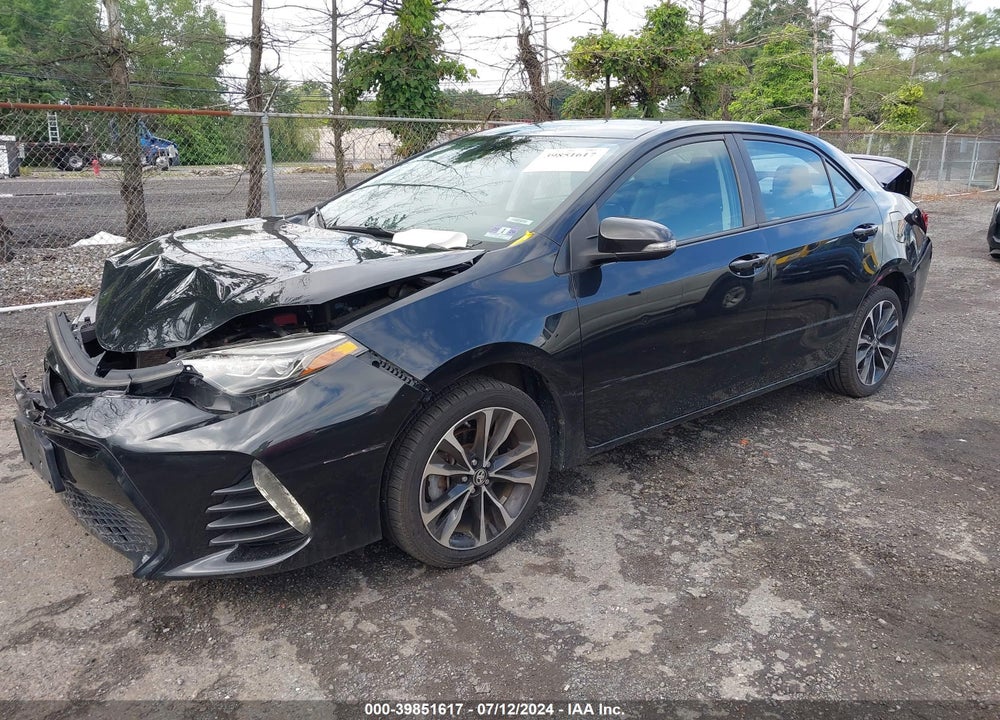 2019 TOYOTA COROLLA SE VIN: 2T1BURHE4KC206206