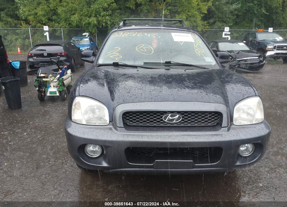 2004 HYUNDAI SANTA FE GLS VIN: KM8SC73D94U575389