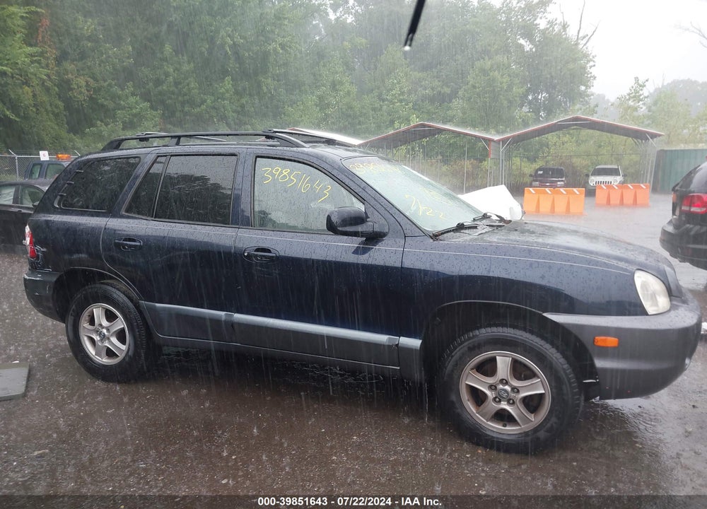2004 HYUNDAI SANTA FE GLS VIN: KM8SC73D94U575389