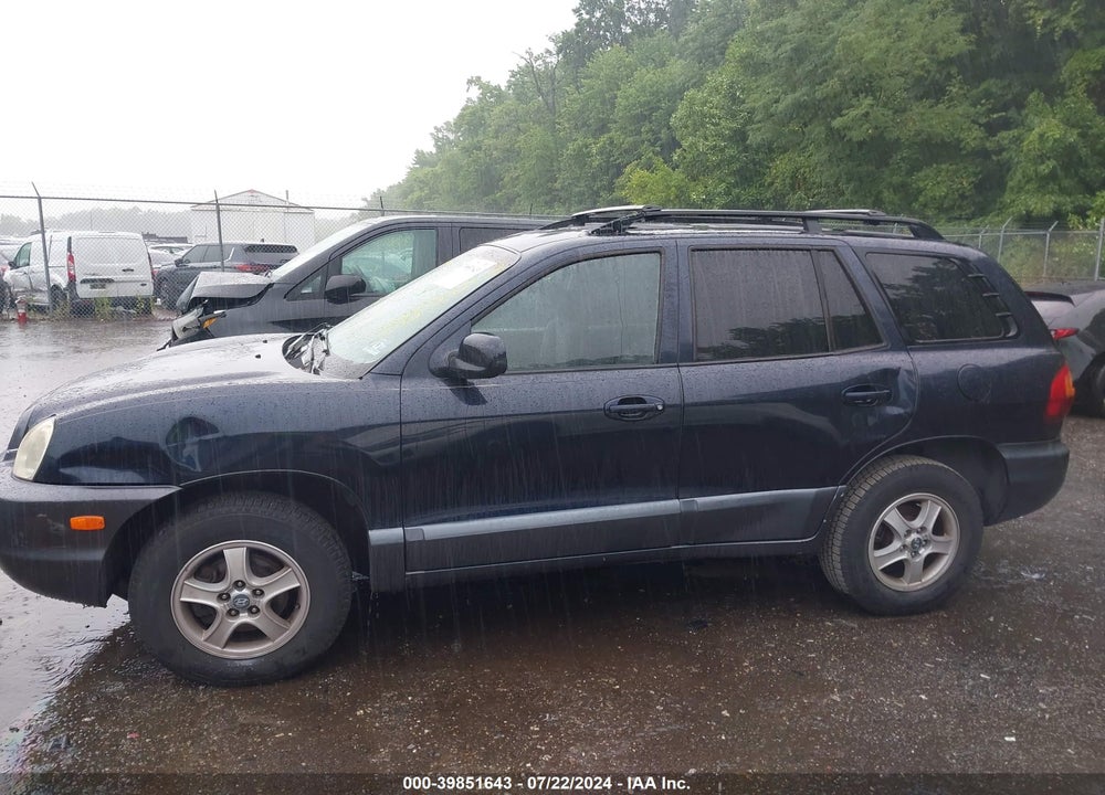 2004 HYUNDAI SANTA FE GLS VIN: KM8SC73D94U575389