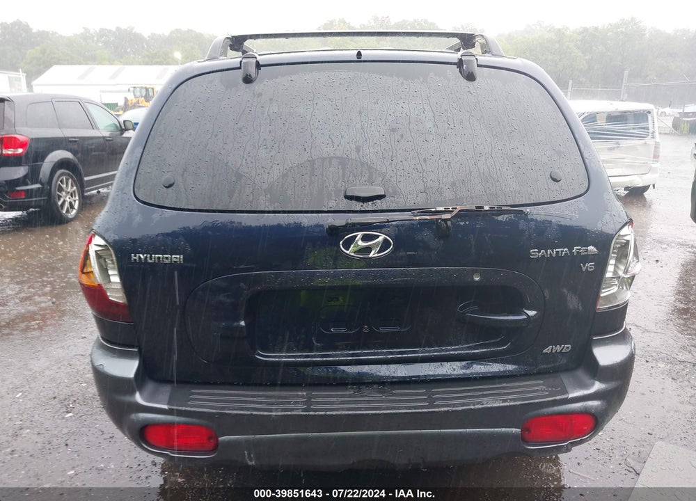 2004 HYUNDAI SANTA FE GLS VIN: KM8SC73D94U575389