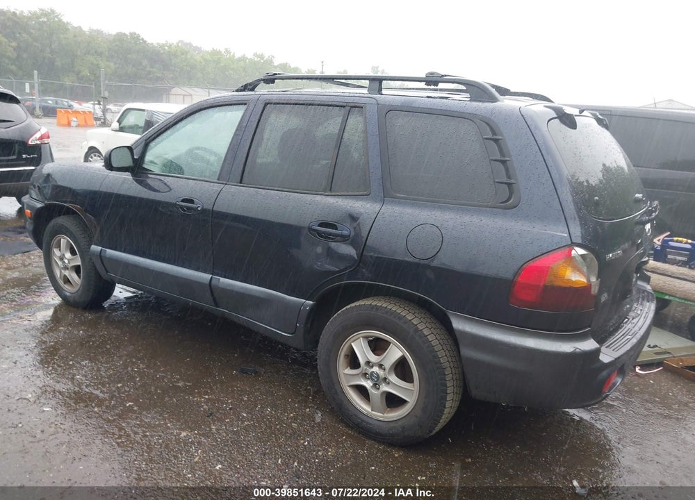 2004 HYUNDAI SANTA FE GLS VIN: KM8SC73D94U575389