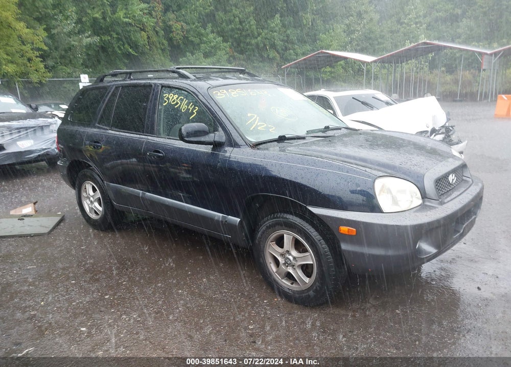 2004 HYUNDAI SANTA FE GLS VIN: KM8SC73D94U575389