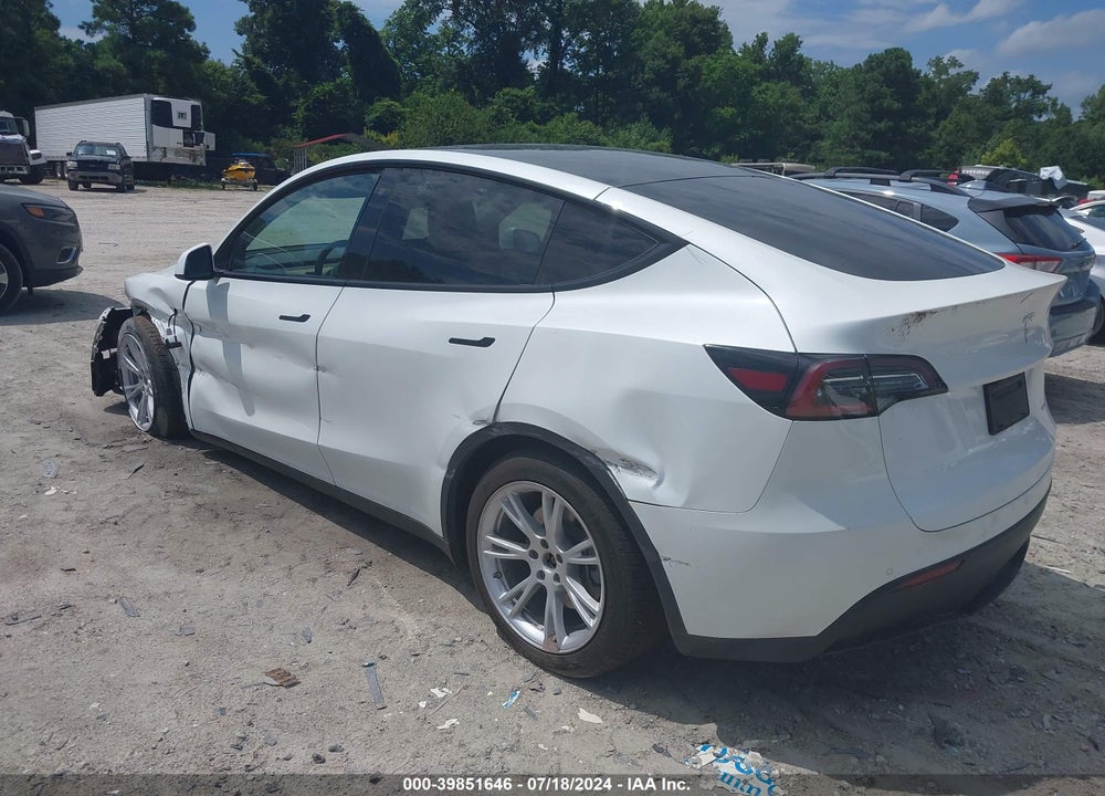 2020 TESLA MODEL Y LONG RANGE DUAL MOTOR ALL-WHEEL DRIVE VIN: 5YJYGDEE6LF017028