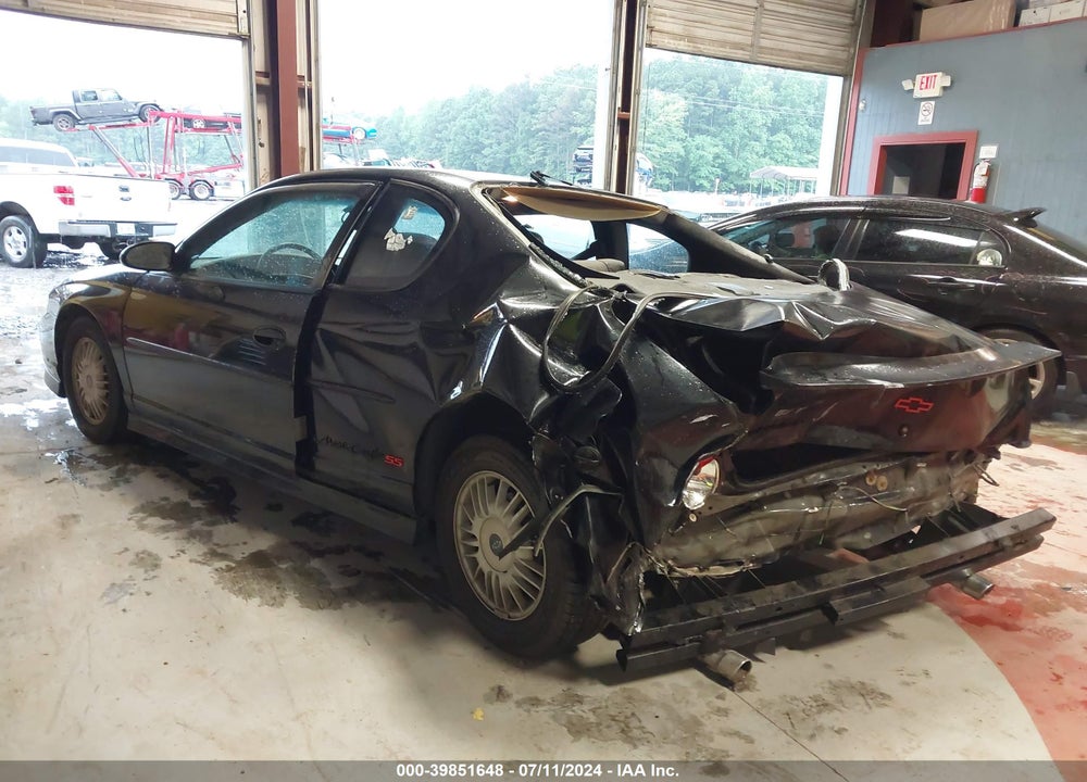 2002 CHEVROLET MONTE CARLO SS VIN: 2G1WX15K129231612