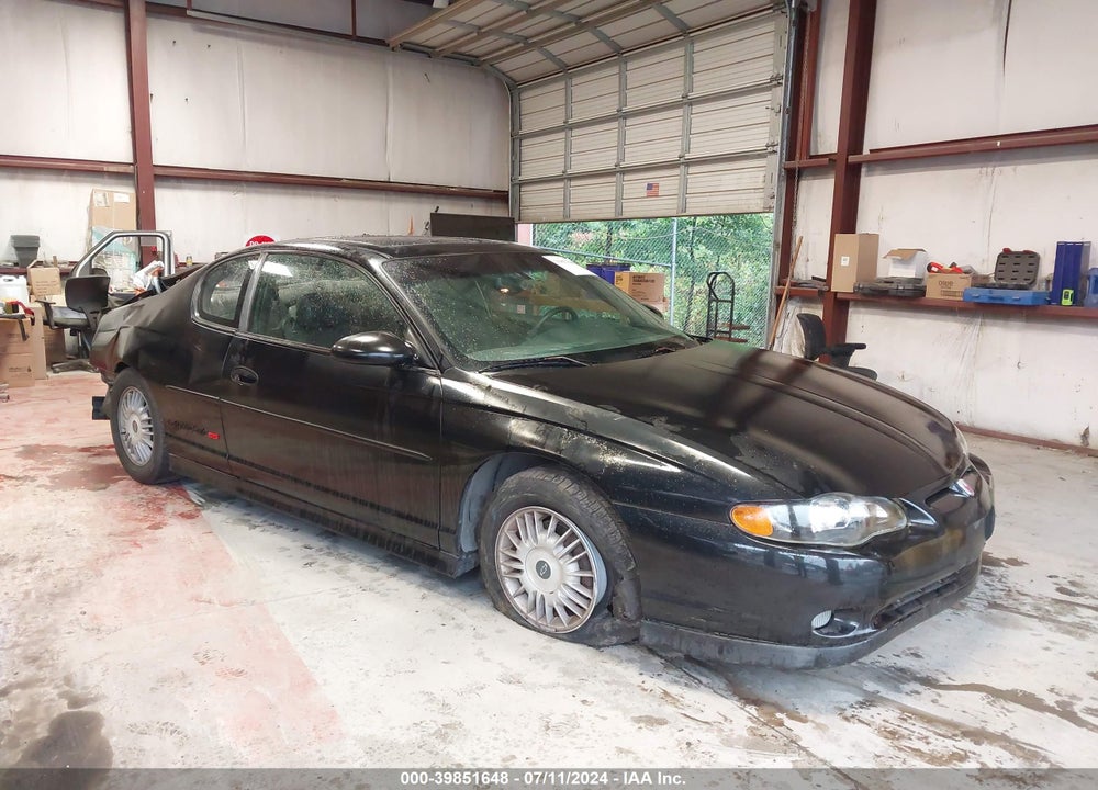 2002 CHEVROLET MONTE CARLO SS VIN: 2G1WX15K129231612
