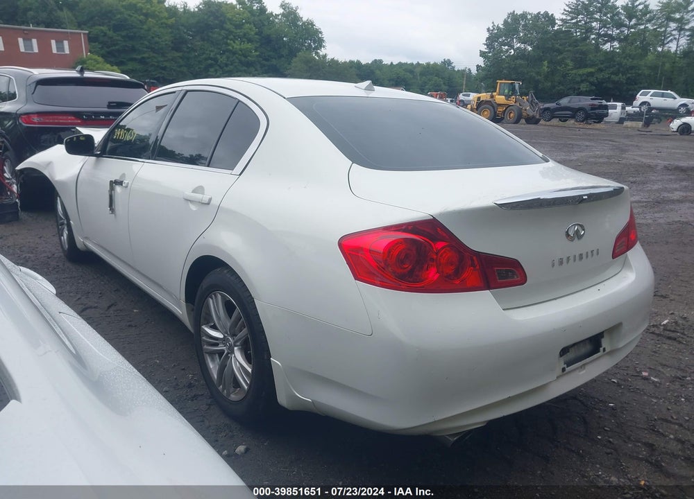 2011 INFINITI G25X VIN: JN1DV6AR3BM654086