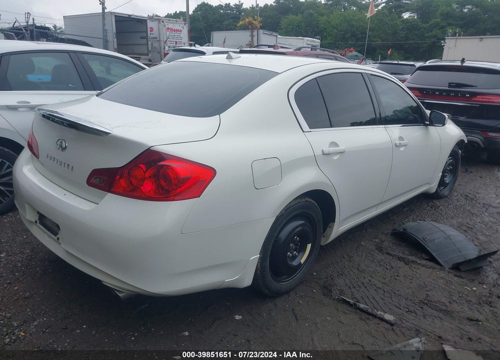 2011 INFINITI G25X VIN: JN1DV6AR3BM654086