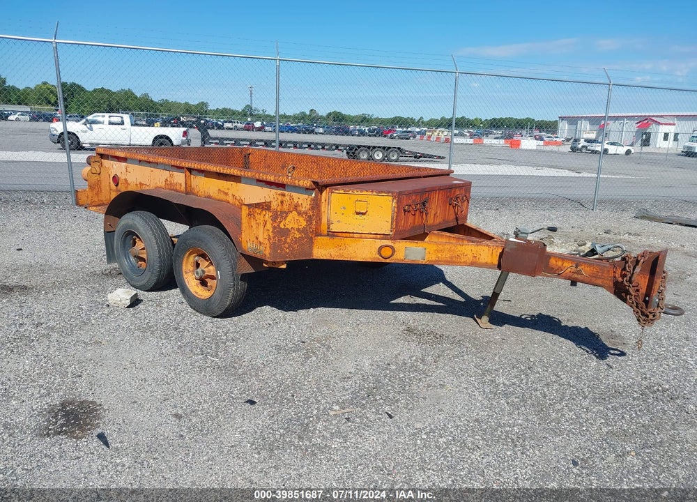 1980 BUTLER TRAILER VIN: 806154
