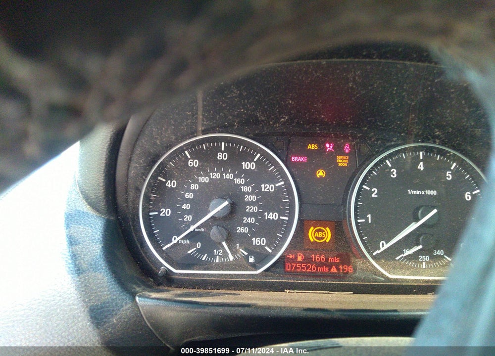 2011 BMW 135I VIN: WBAUN7C59BVM24525