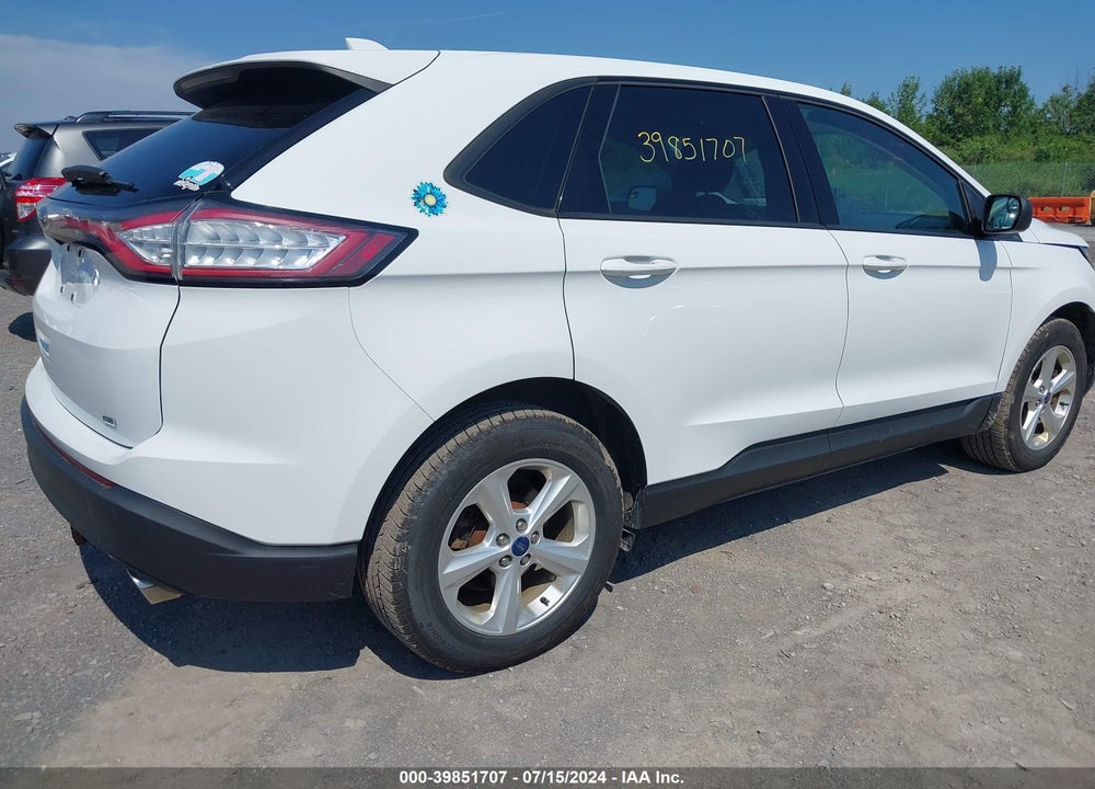 2015 FORD EDGE SE VIN: 2FMTK4G87FBB84768