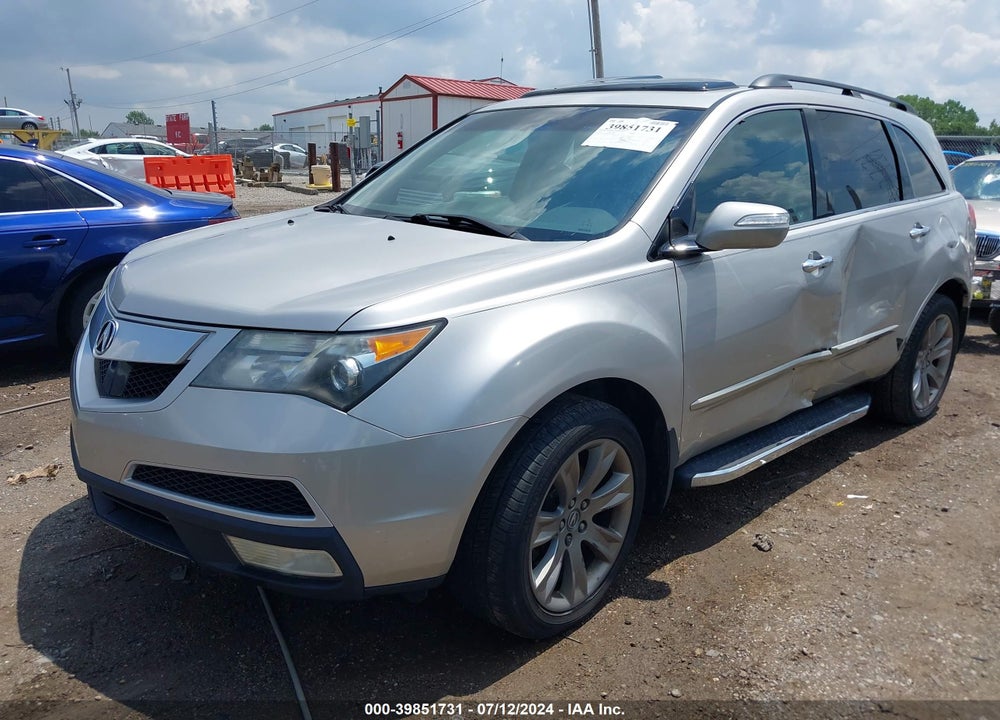 2012 ACURA MDX ADVANCE PACKAGE VIN: 2HNYD2H86CH519562